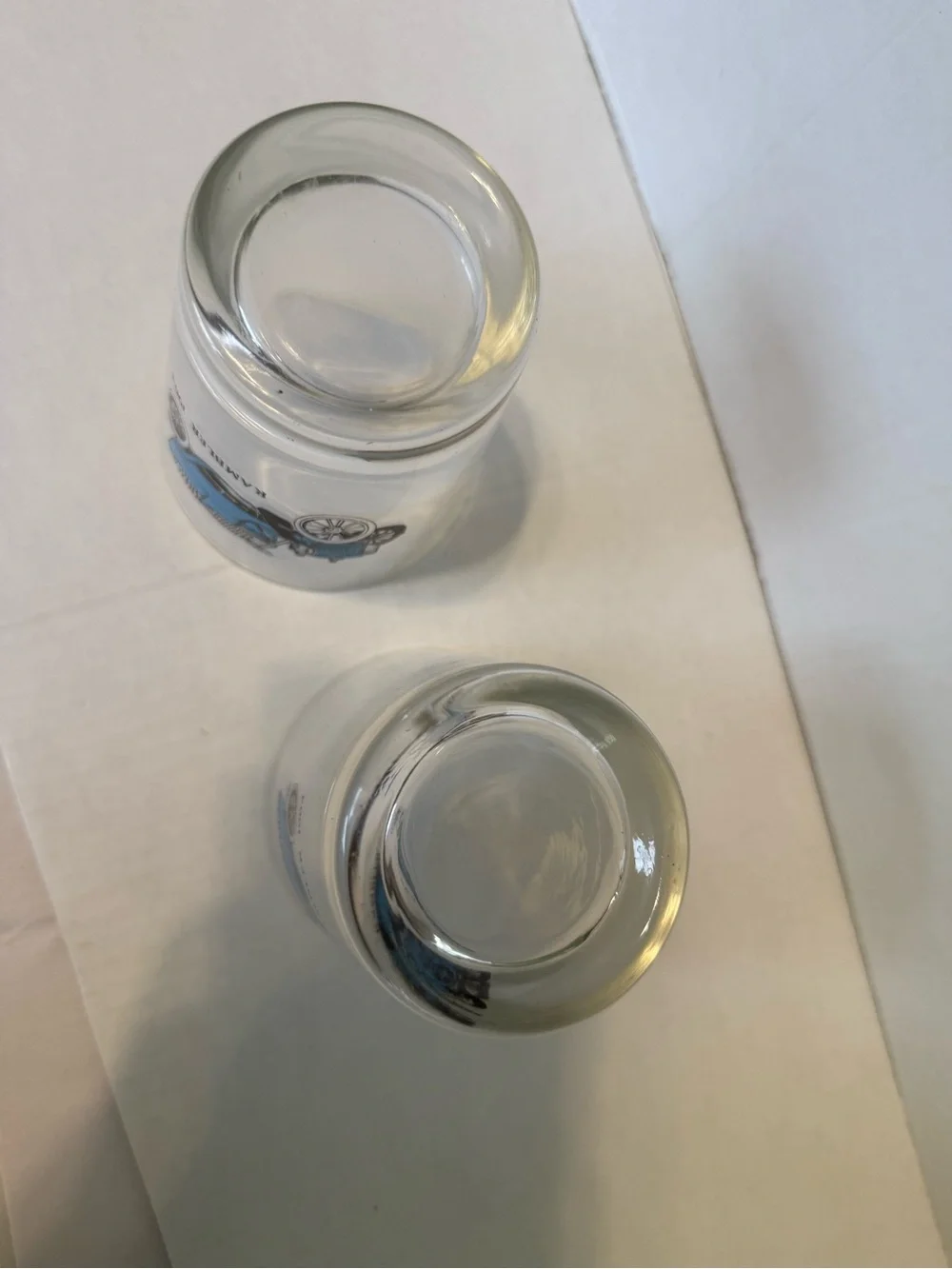 8 Vintage Automobile glasses.